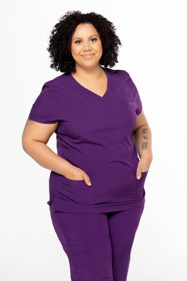 CSCRUBS COMFORT COLLECTION V-NECK TOP | COMFORT WT3 (SIZE: 2X-3X)