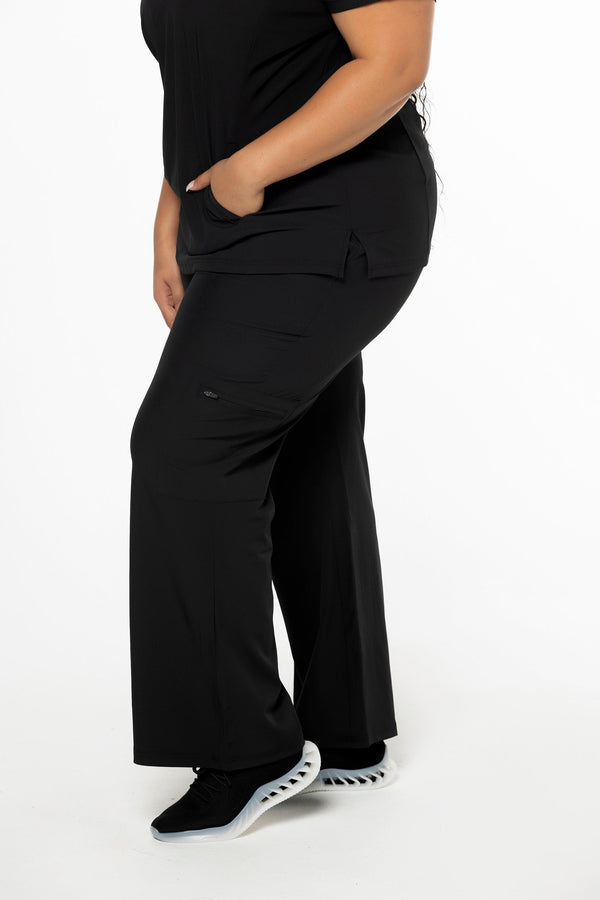 CSCRUBS CASUAL COLLECTION HIGH-WAISTED FLARE PANT | CASUAL WP1 (SIZE: PETITE & TALL)